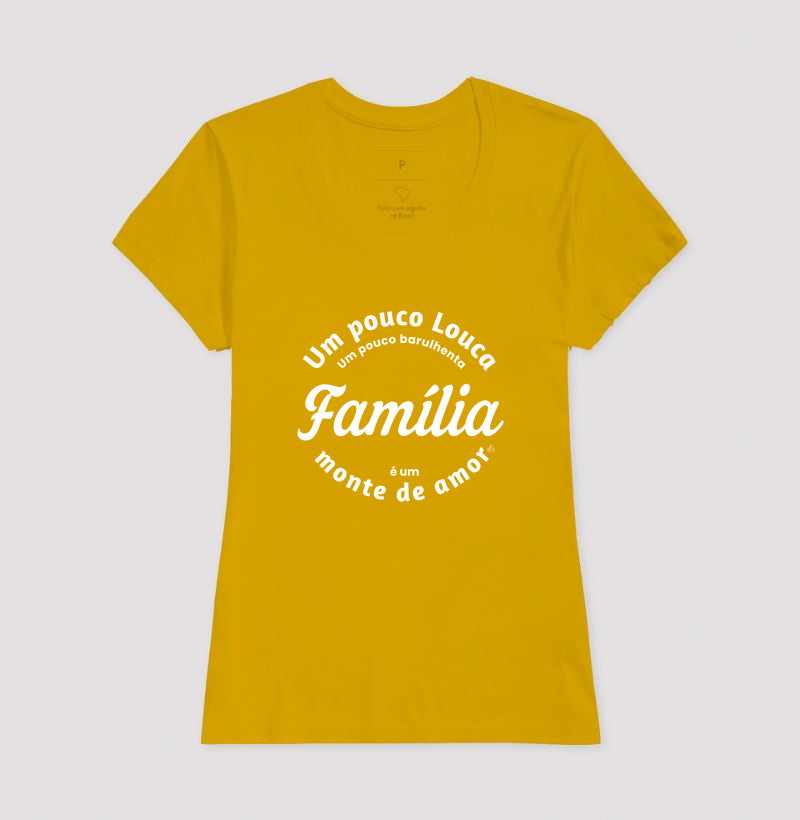 Camiseta Família - Um monte de amor