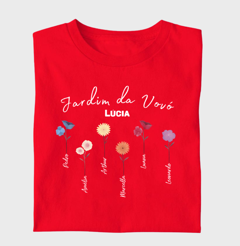 Camiseta Personalizada - Jardim da Vovó