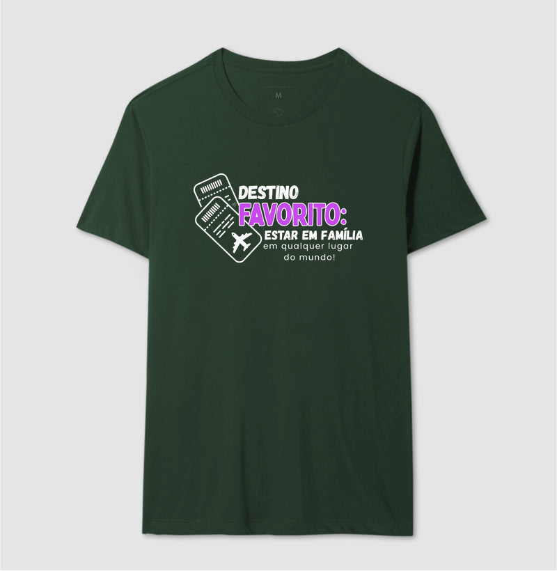 Camiseta Viagem Família meu Destino Favorito