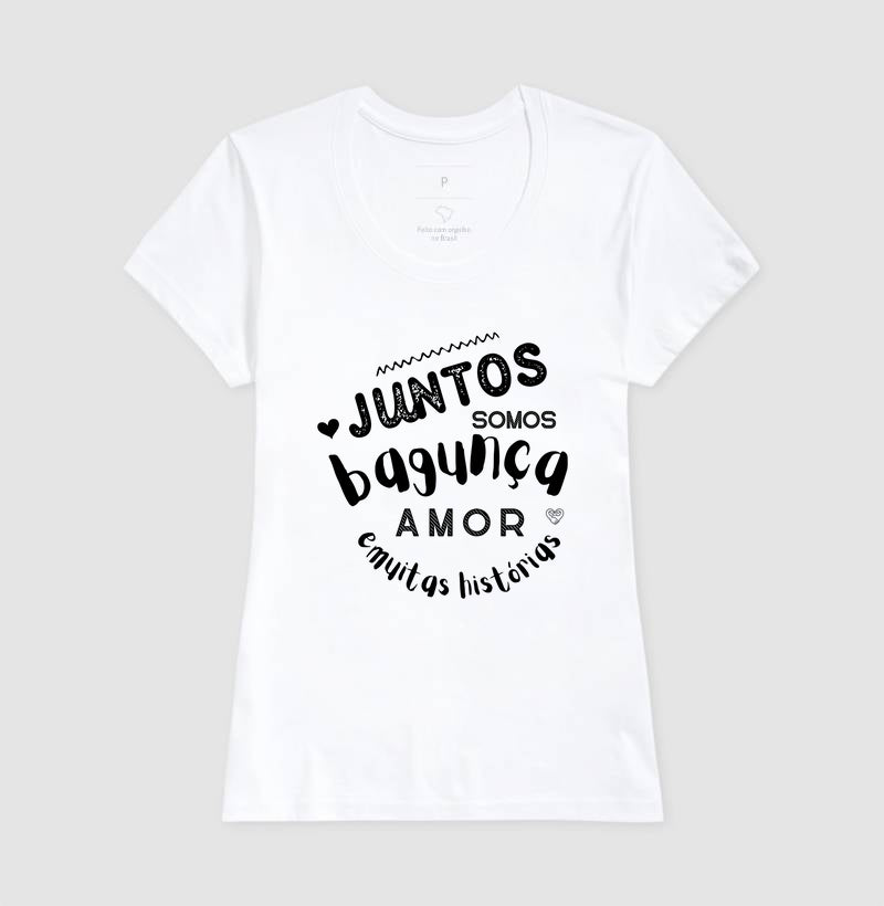 Camiseta - Família Juntos somos Bagunça