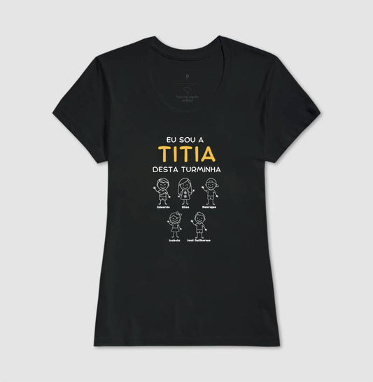 Camiseta Personalizada Eu sou o Titio/Titia desta turminha