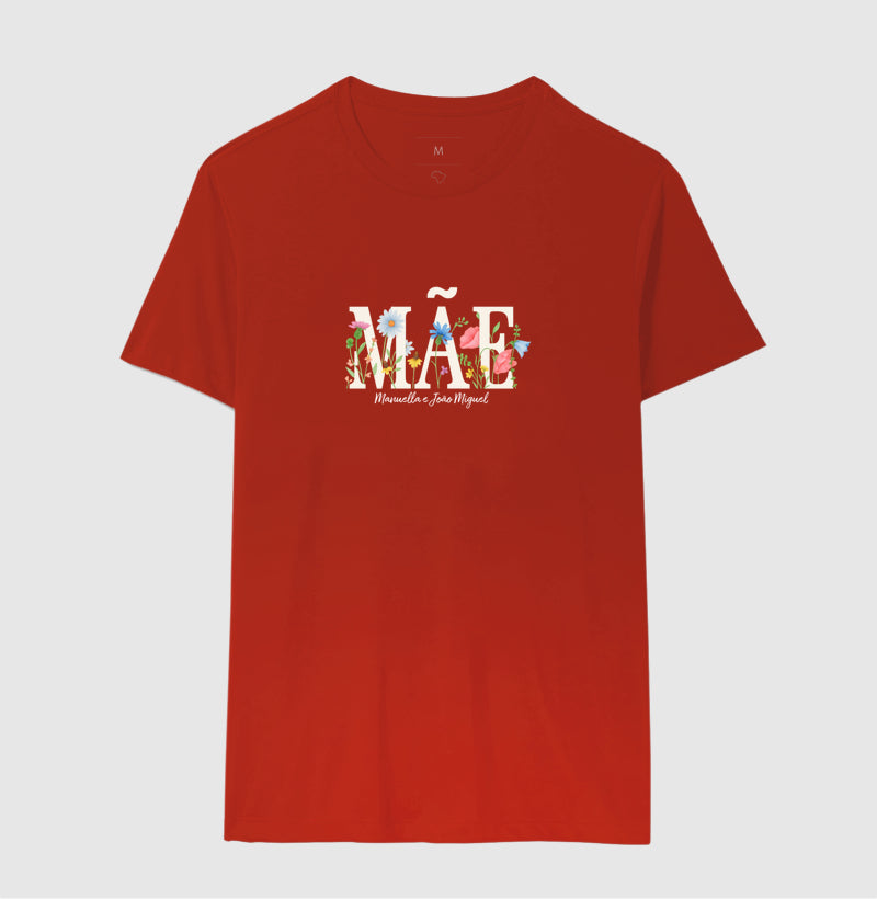 Camiseta Mãe Floral