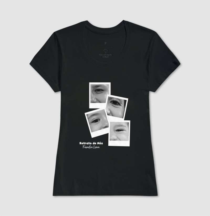 Camiseta Família - Retrato de nós