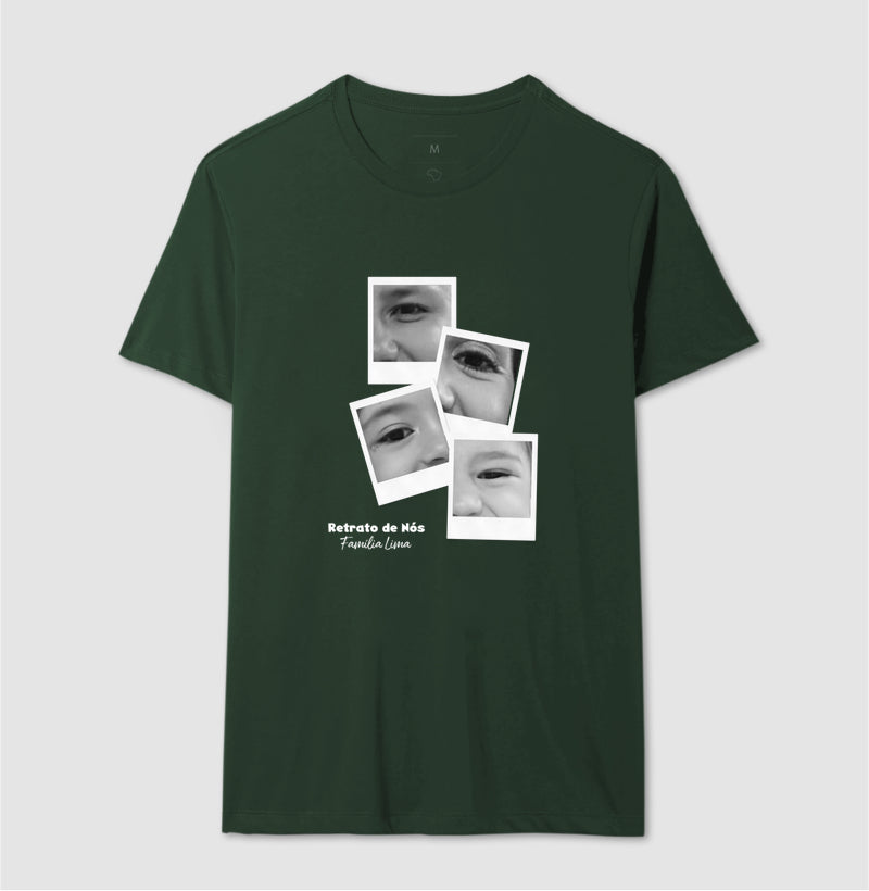 Camiseta Família - Retrato de nós