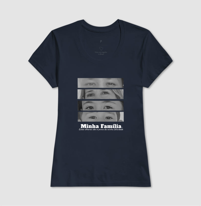 Camiseta Personalizada Família - Olhares