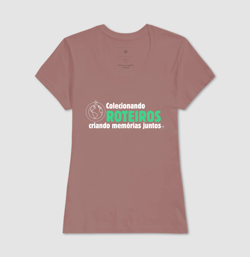 Camiseta Viagem - Colecionando Roteiros
