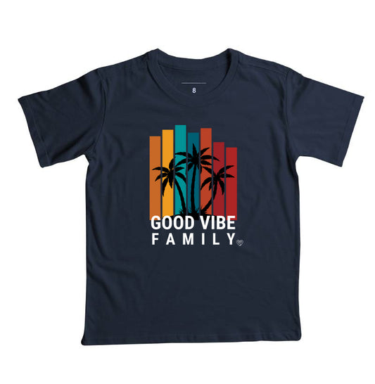 Camiseta Infantil Família Good Vibe