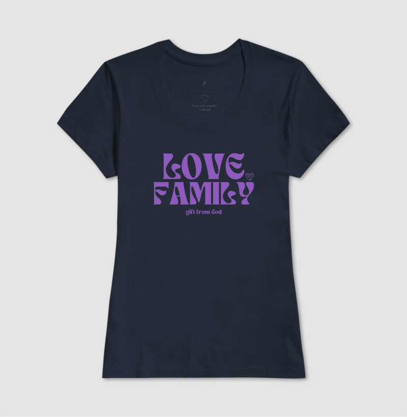 Camiseta Família - Love Family