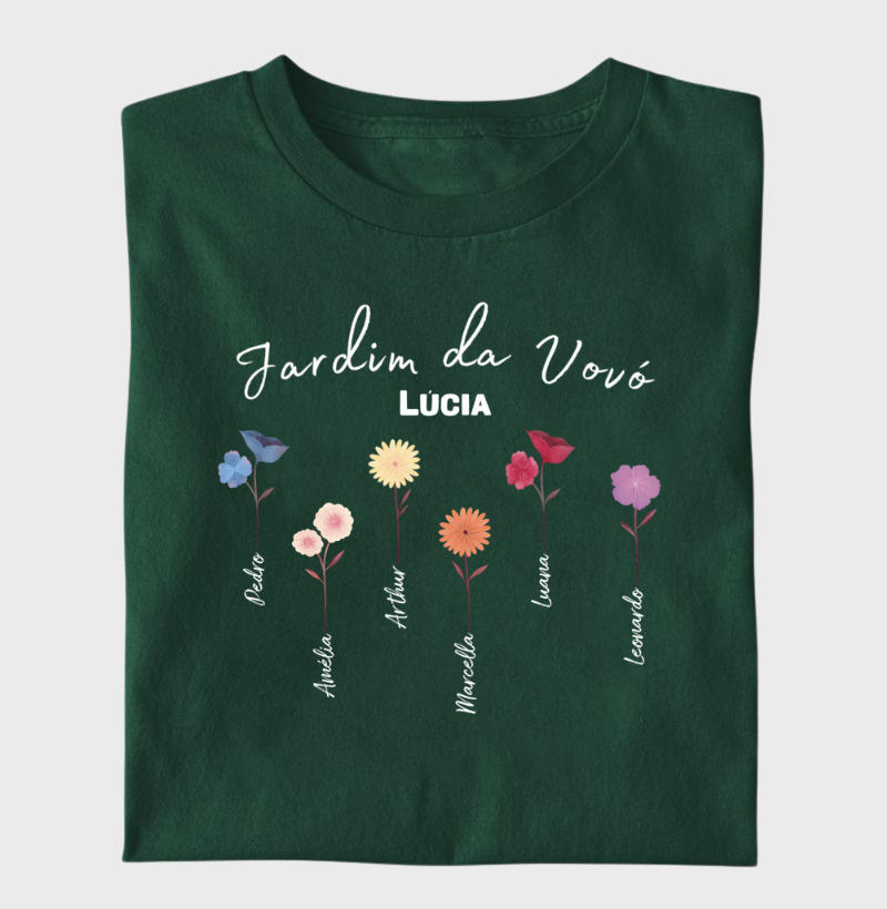 Camiseta Personalizada - Jardim da Vovó