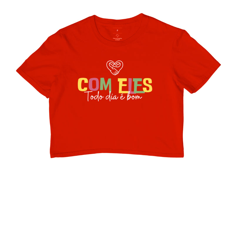 Cropped Família - Com eles