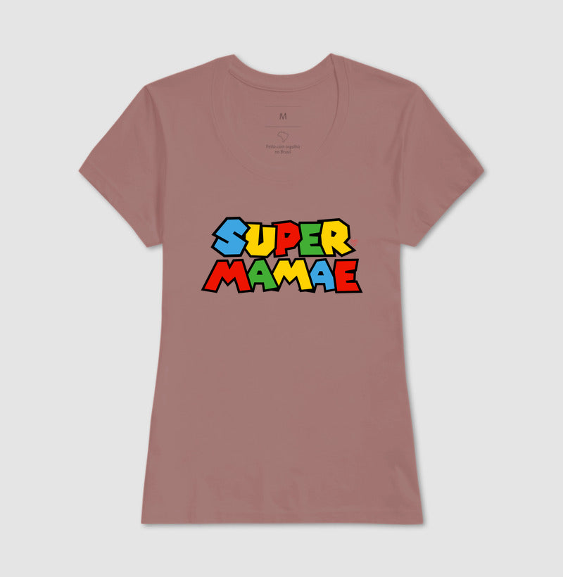 Camiseta Mãe - Super mamãe