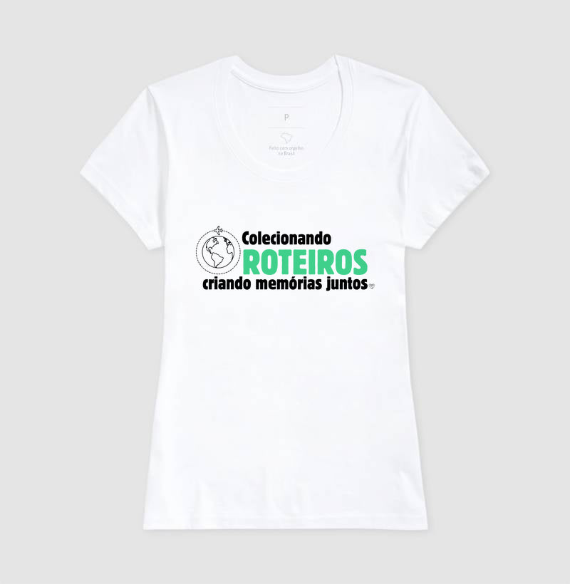 Camiseta Viagem - Colecionando Roteiros