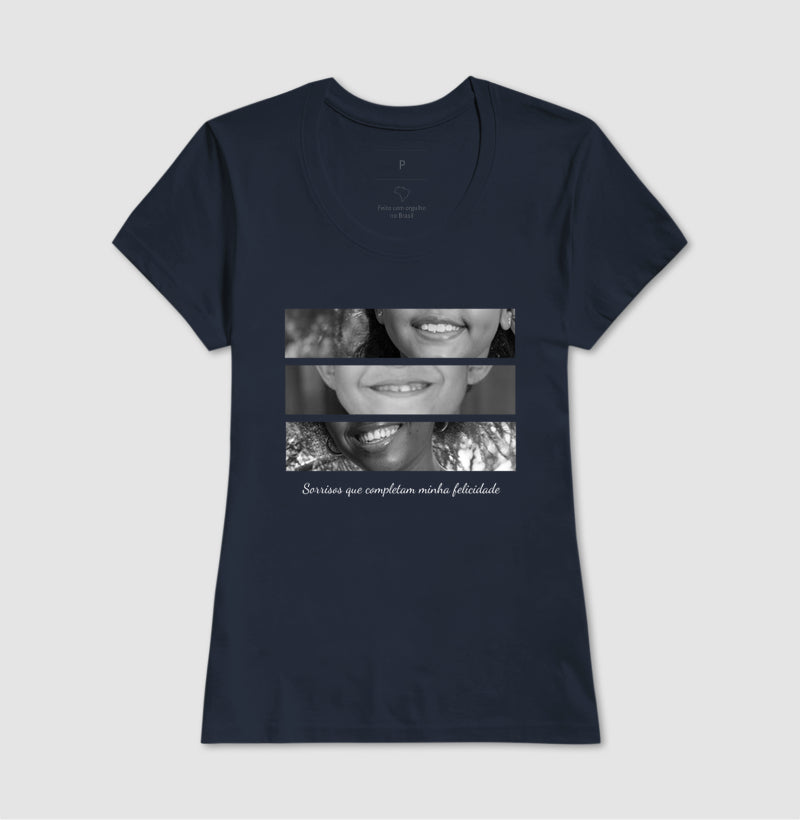 Camiseta Sorrisos de Felicidade