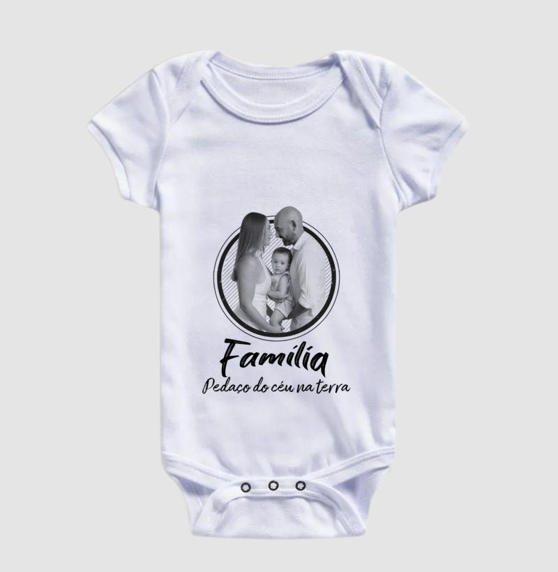 Body Infantil Personalizado - Pedaço de Céu na Terra
