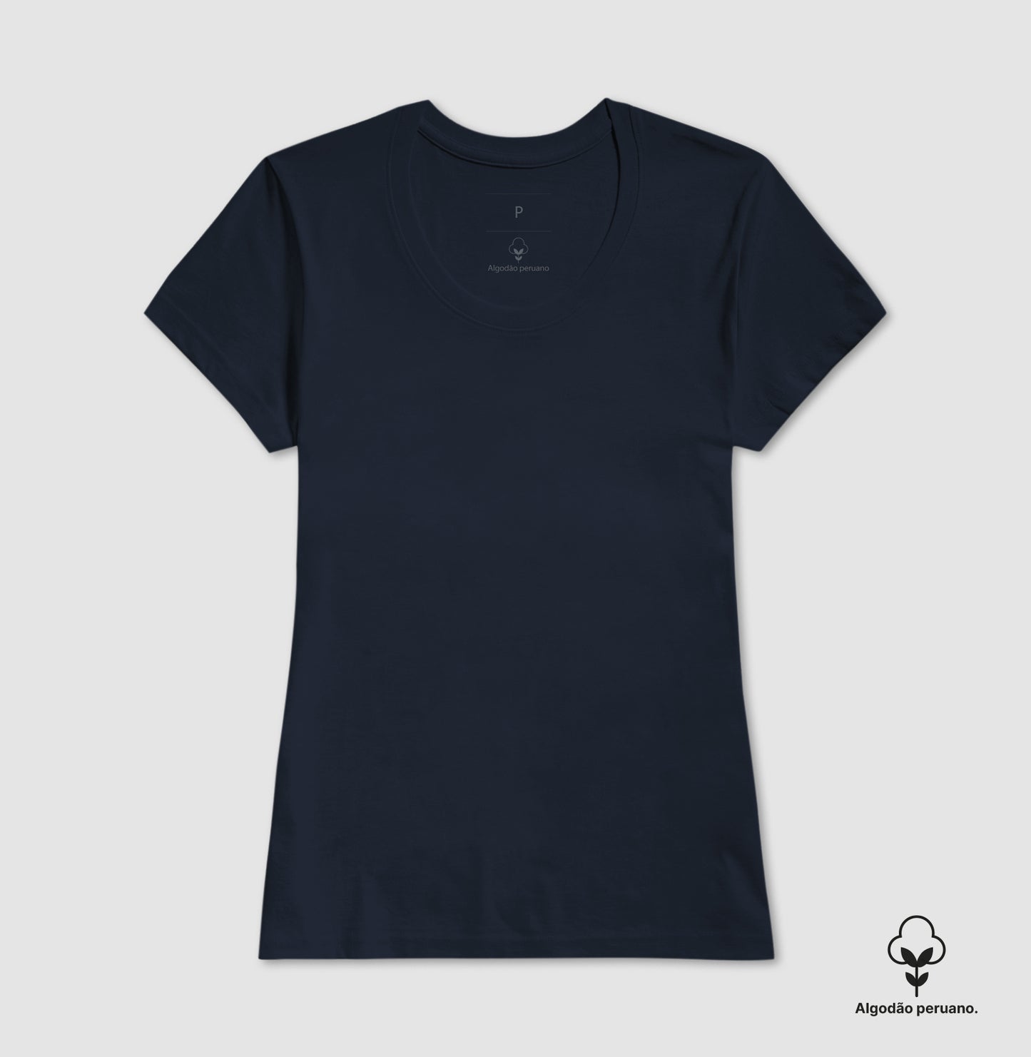 Camiseta Algodão Peruano Lisa