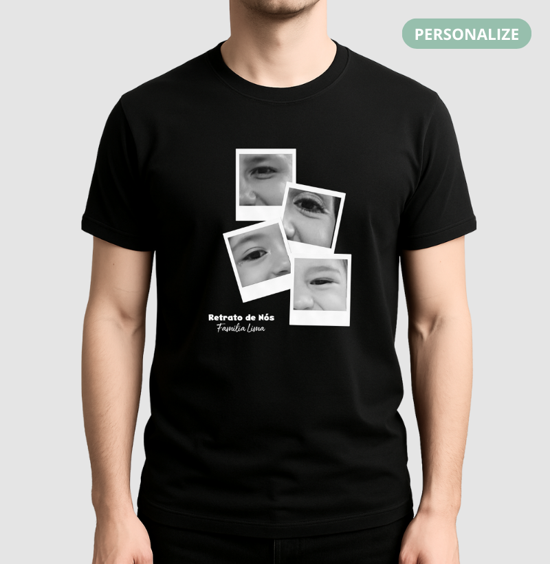 Camiseta Família - Retrato de nós