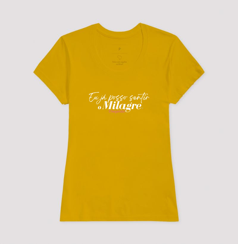 Camiseta Personalizada- Eu já posso sentir