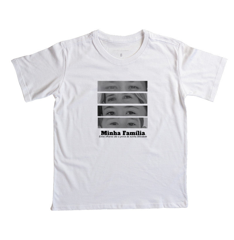 Camiseta Personalizada Infantil - Olhares