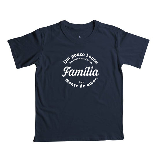 Camiseta Infantil Família - Um monte de amor