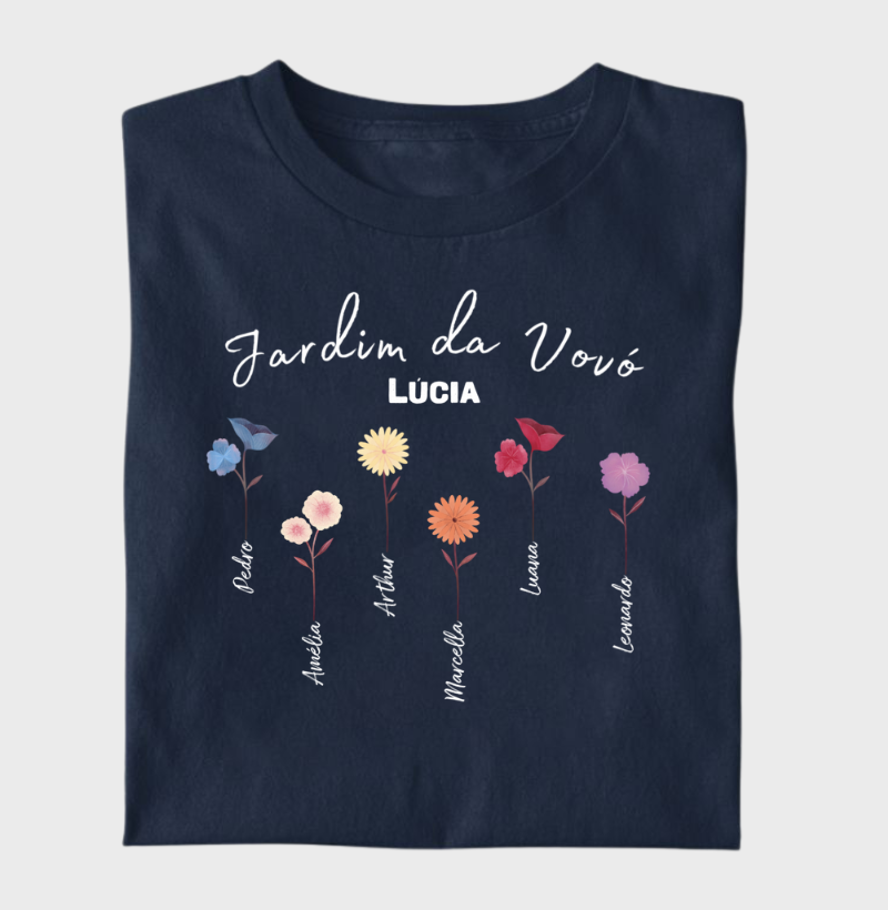 Camiseta Personalizada - Jardim da Vovó