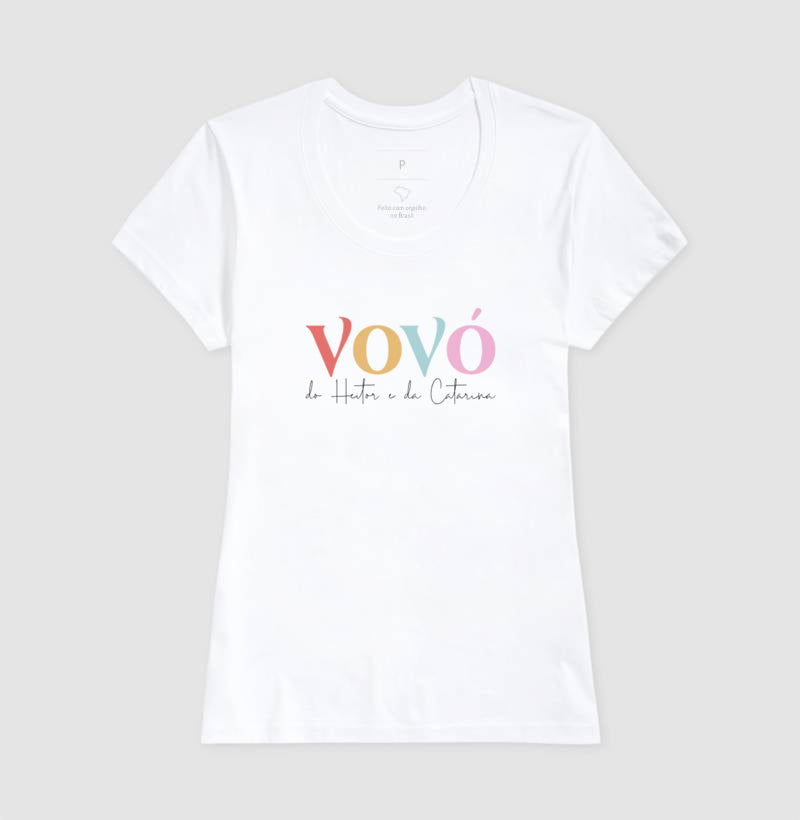 Camiseta - Vovó Colorida