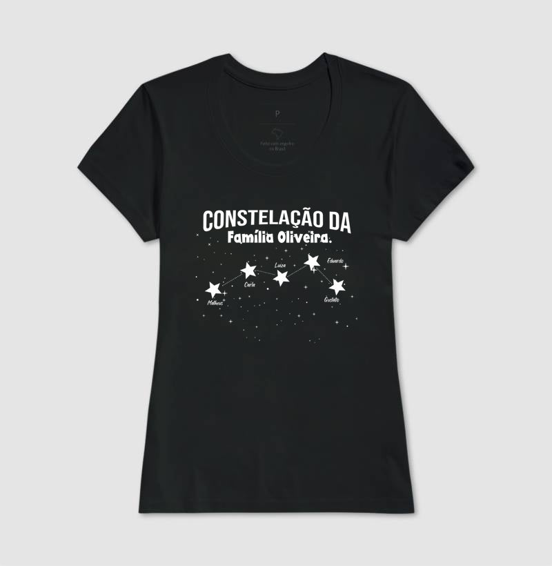 Camiseta Personalizada - Constelação Familiar