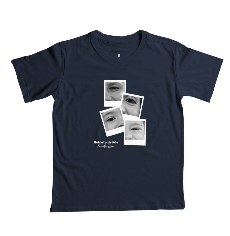 Camiseta Infantil Família - Retrato de nós