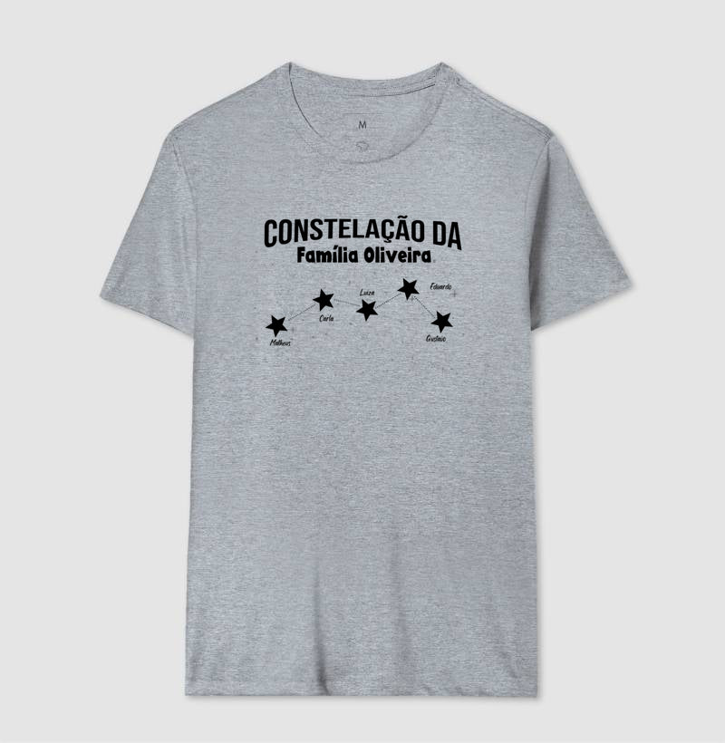 Camiseta Personalizada - Constelação Familiar