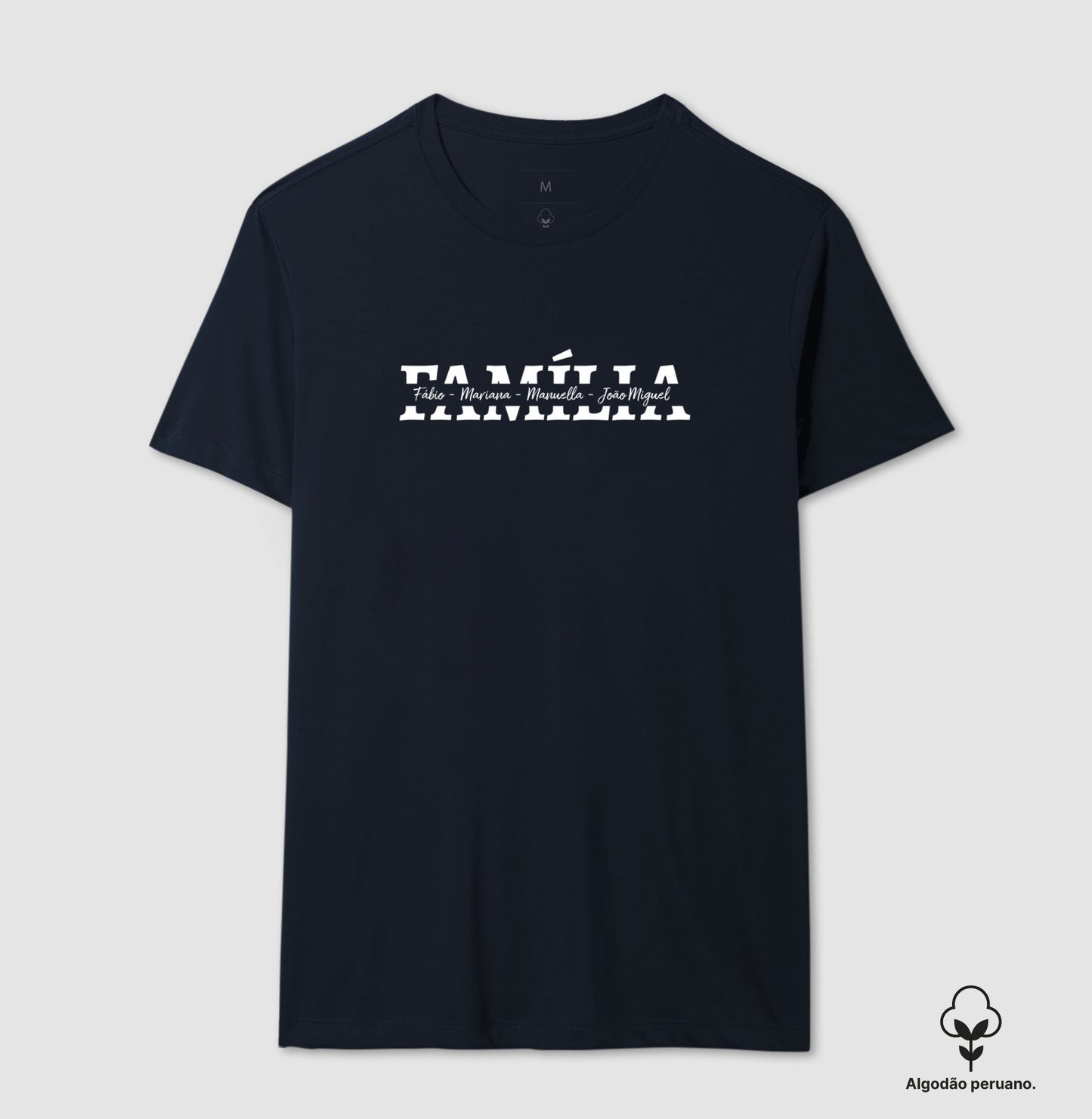 Camiseta Família - Nome dos integrantes