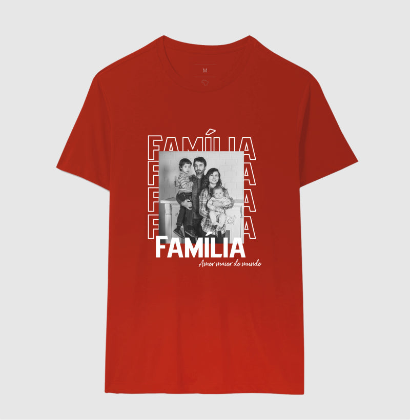 Camiseta - Família Amor maior do mundo