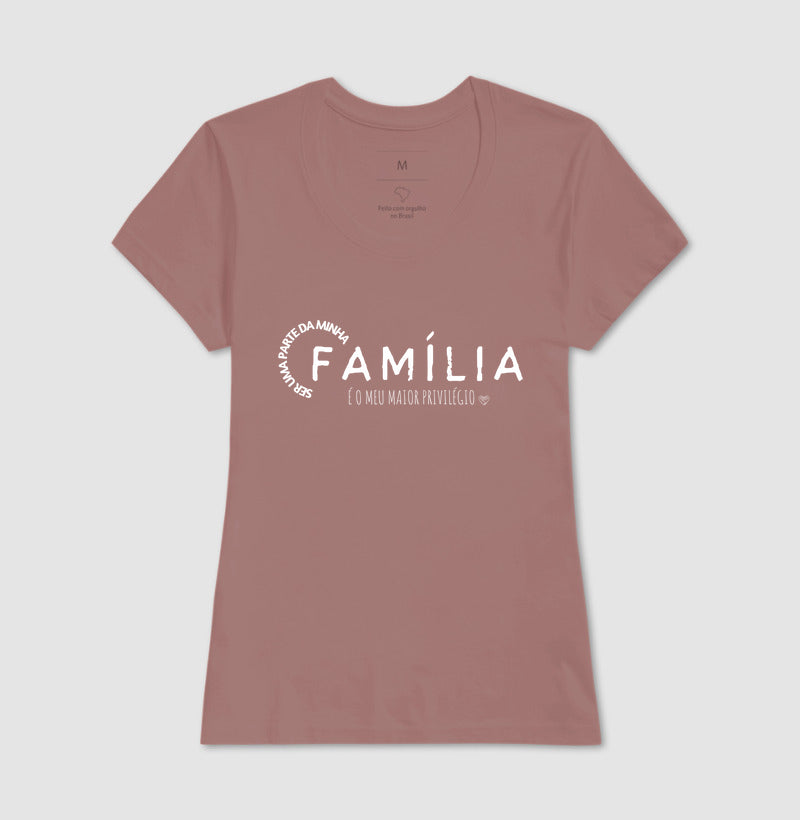Camiseta - Família maior Privelégio