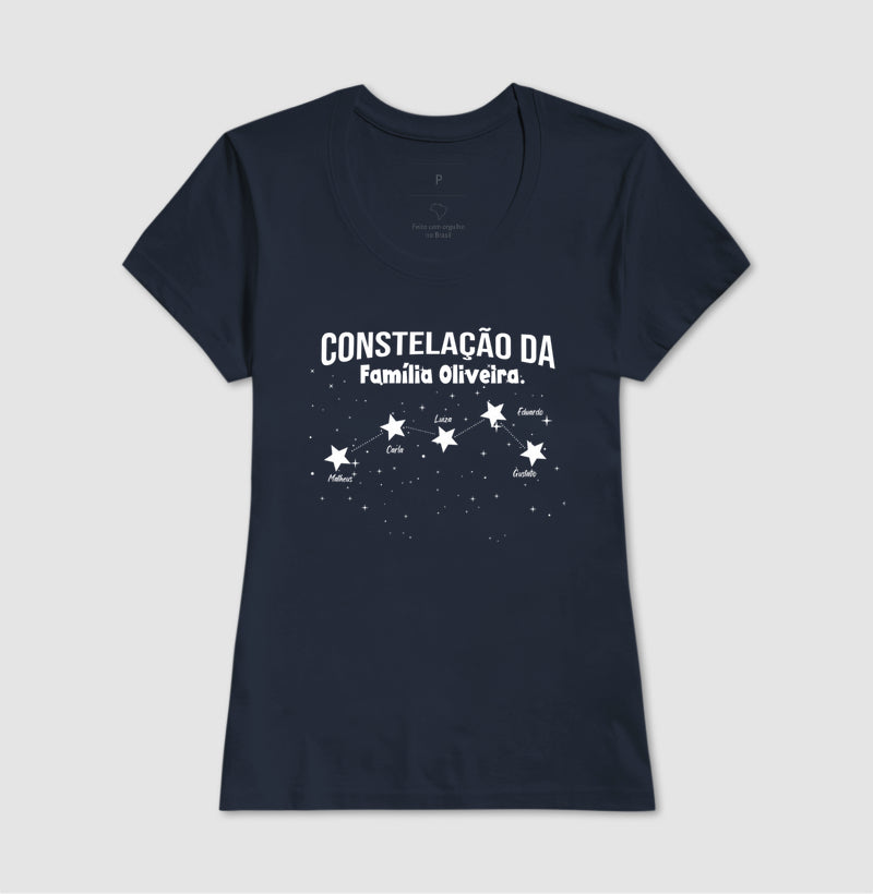 Camiseta Personalizada - Constelação Familiar