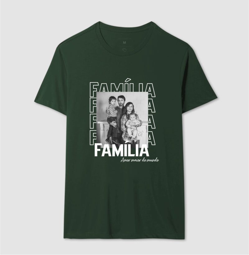 Camiseta - Família Amor maior do mundo