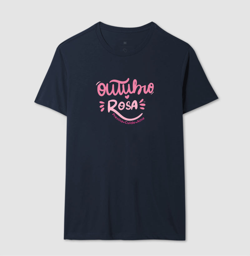 Camiseta Personalizada - Outubro Rosa