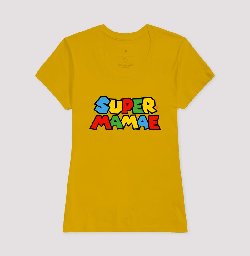 Camiseta Mãe - Super mamãe