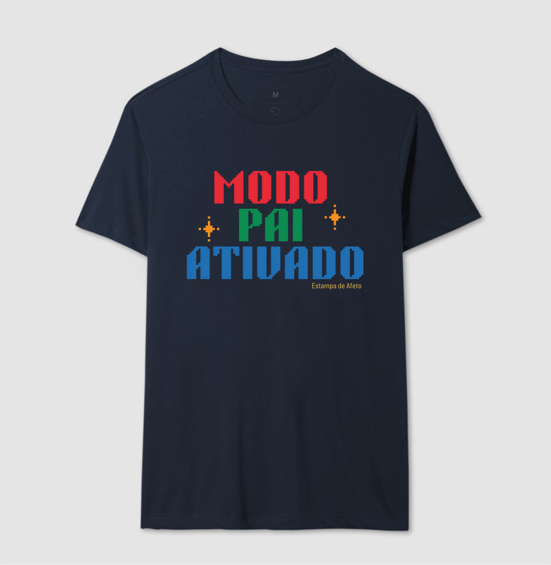 Camiseta Pai - Modo Ativado