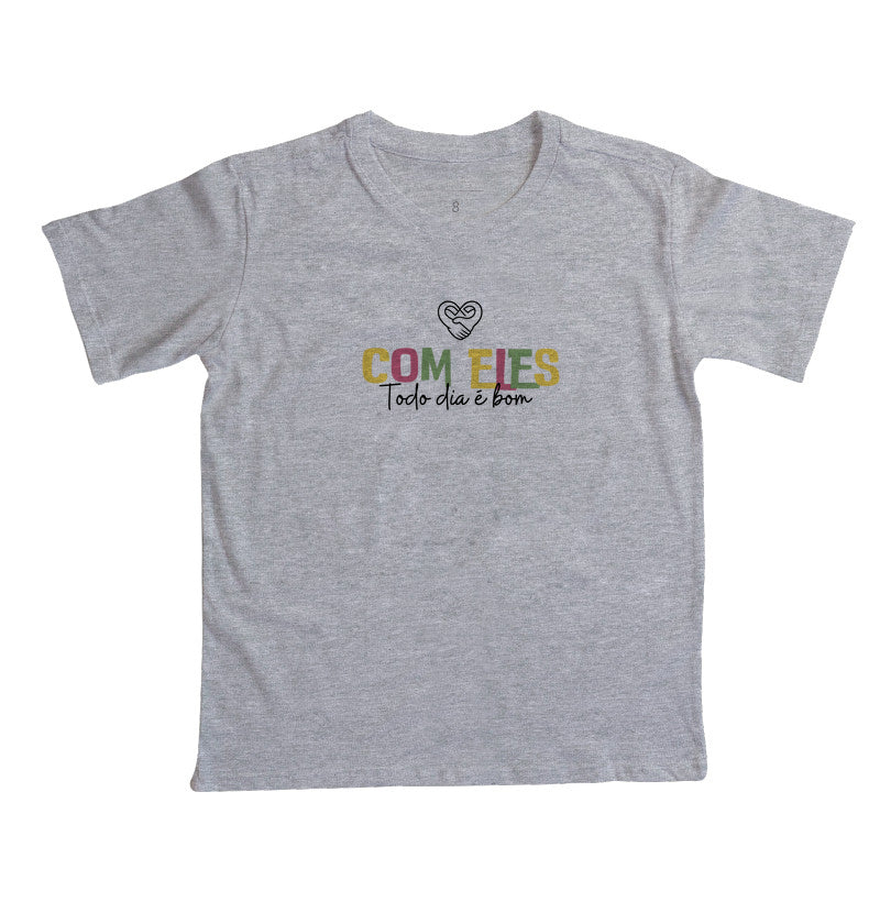 Camiseta Infantil - Família Com eles