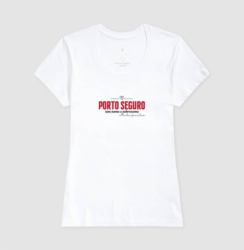 Camiseta Personalizada Família - Meu Porto Seguro
