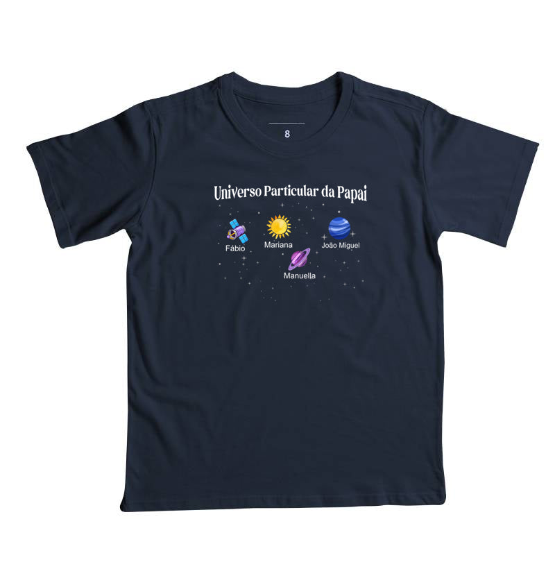 Camiseta Infantil Personalizada - Universo Particular