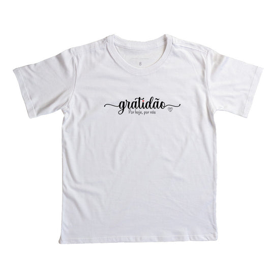 Camiseta Infantil Gratidão