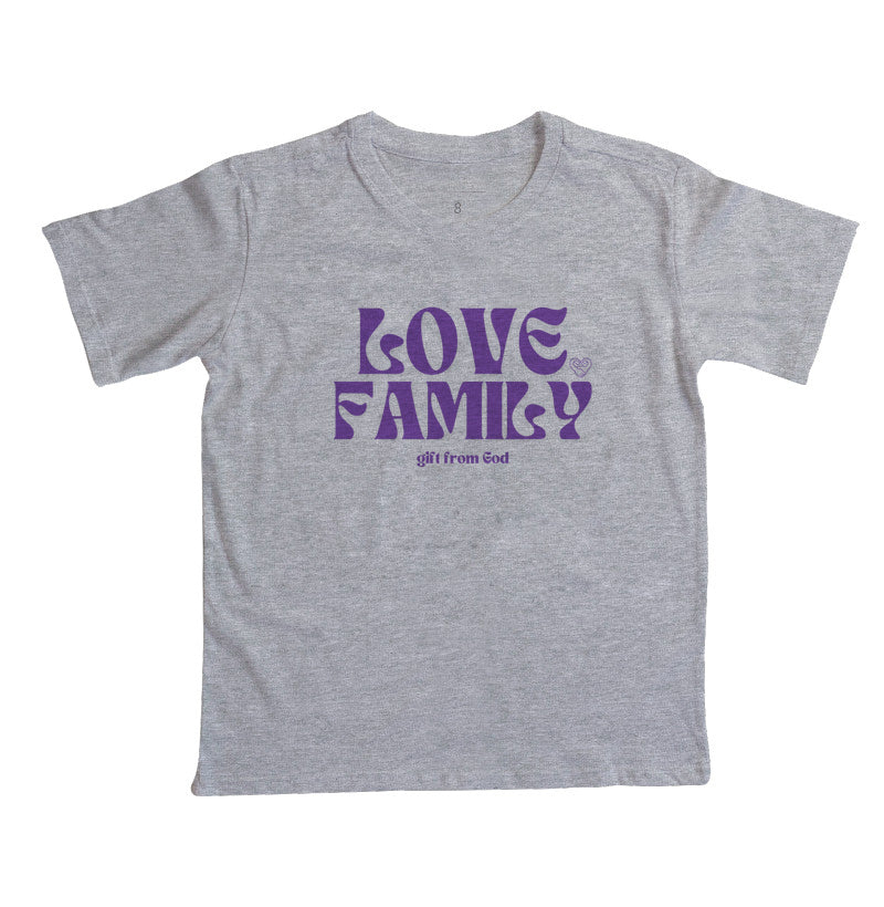 Camiseta Infantil Família Love Family