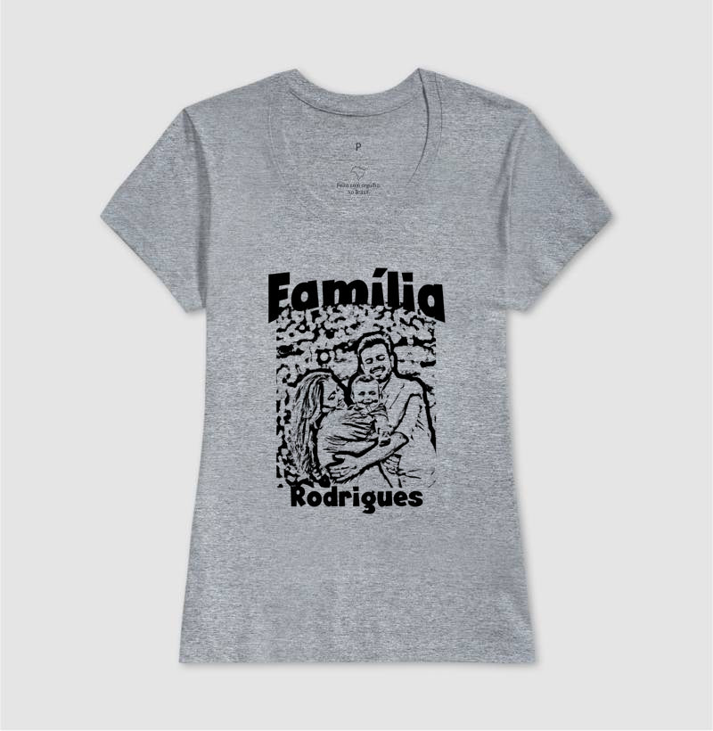 Camiseta - Retrato Família