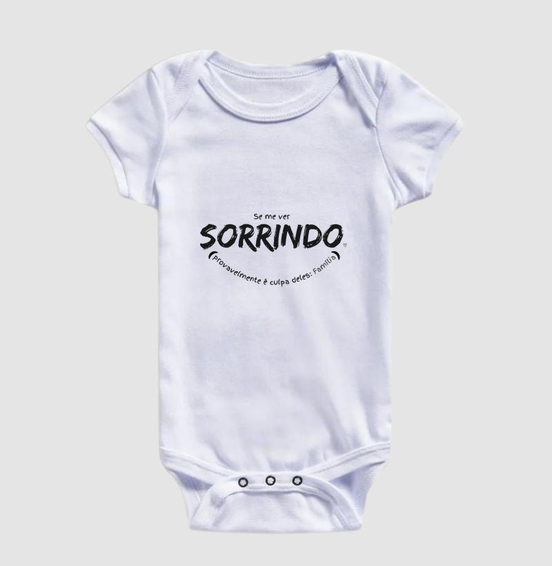 Body Infantil - Se me ver sorrindo