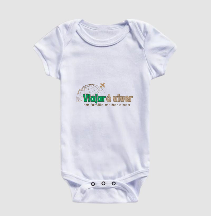 Body Infantil - Viajar é Viver