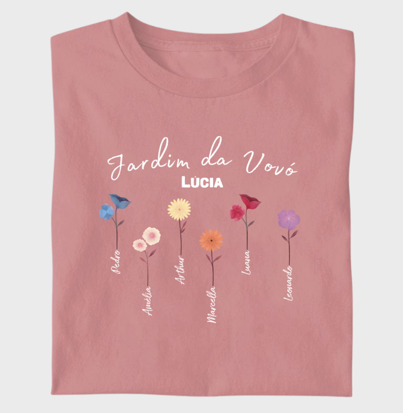 Camiseta Personalizada - Jardim da Vovó