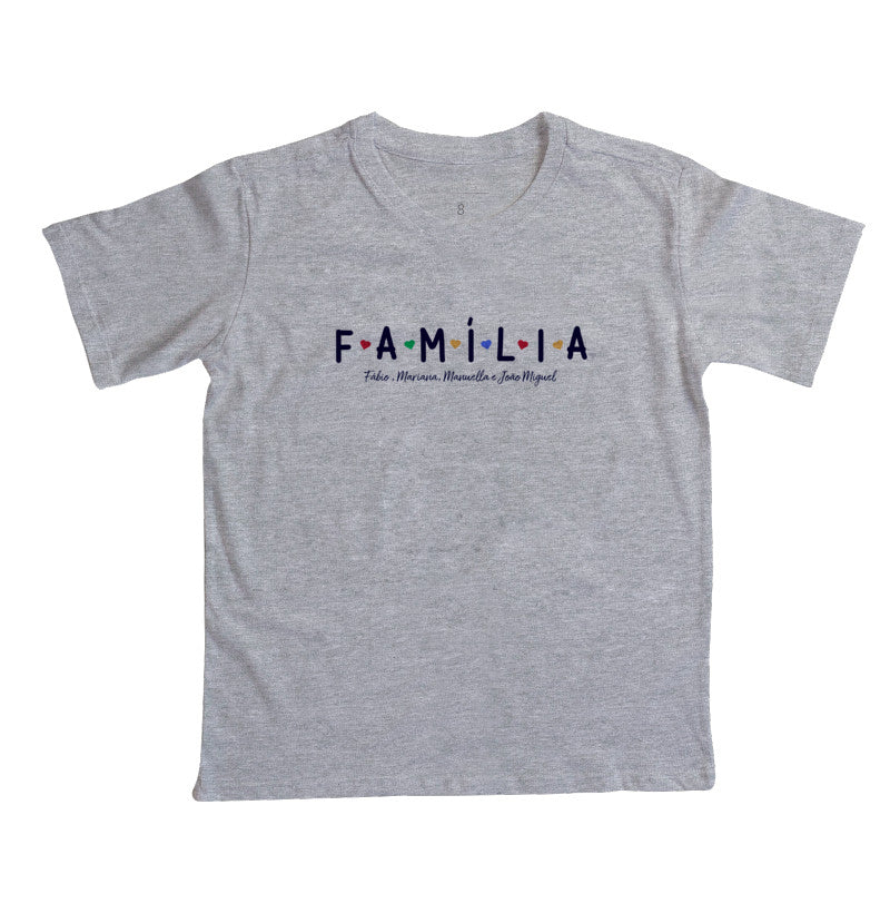 Camiseta Infantil - Família Divertida