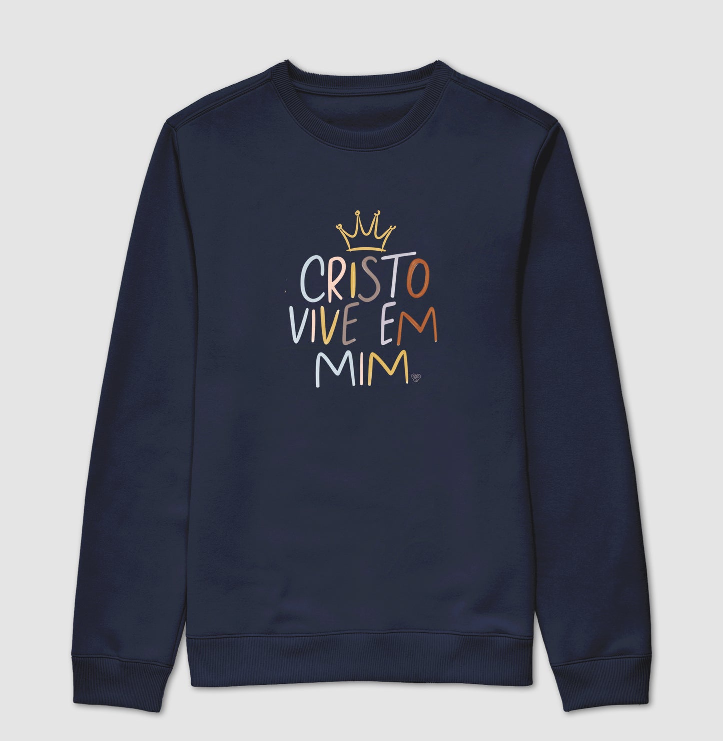 Sueter de moletom Cristo Vive em mim