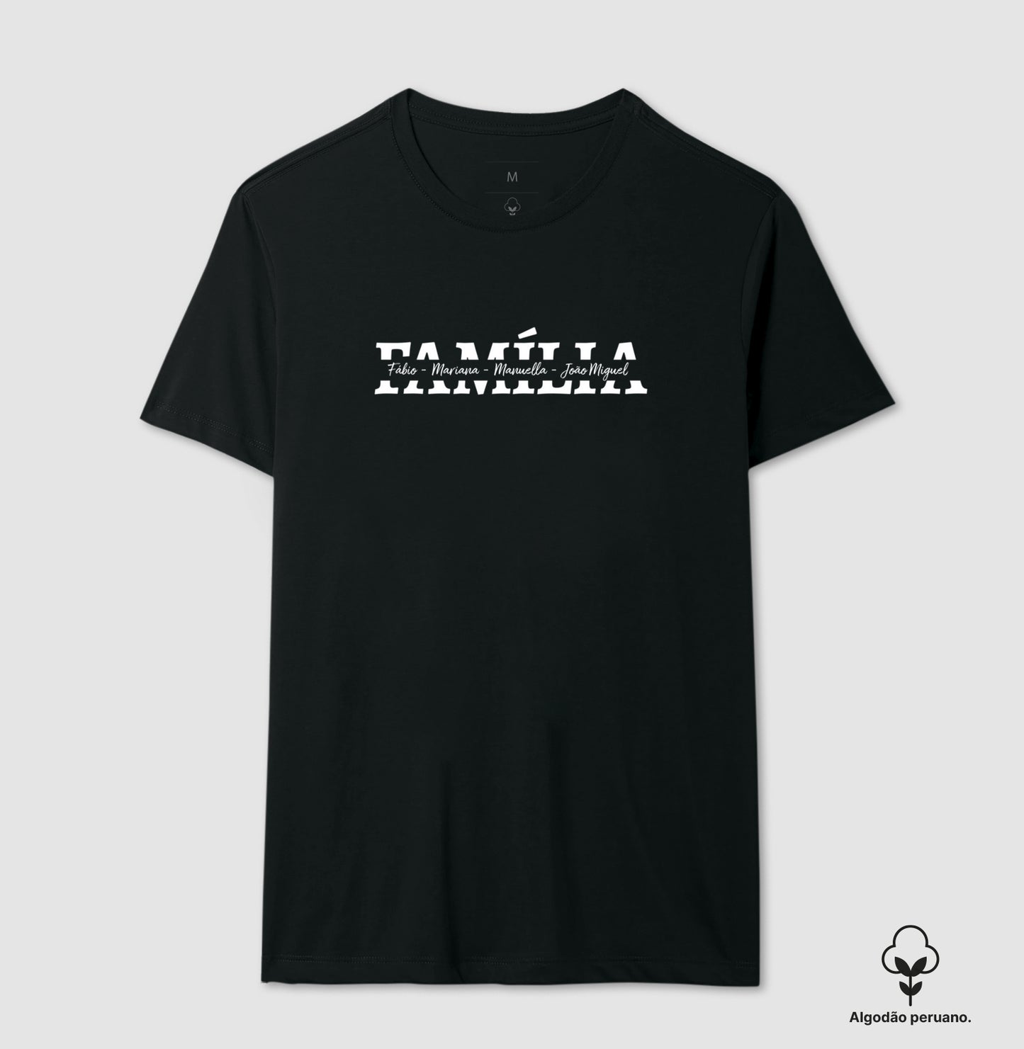 Camiseta Família - Nome dos integrantes