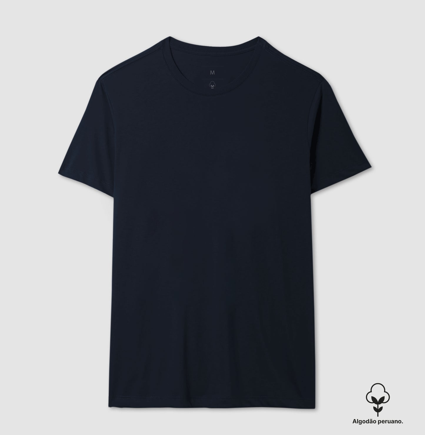 Camiseta Algodão Peruano Lisa