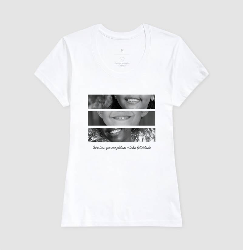 Camiseta Sorrisos de Felicidade